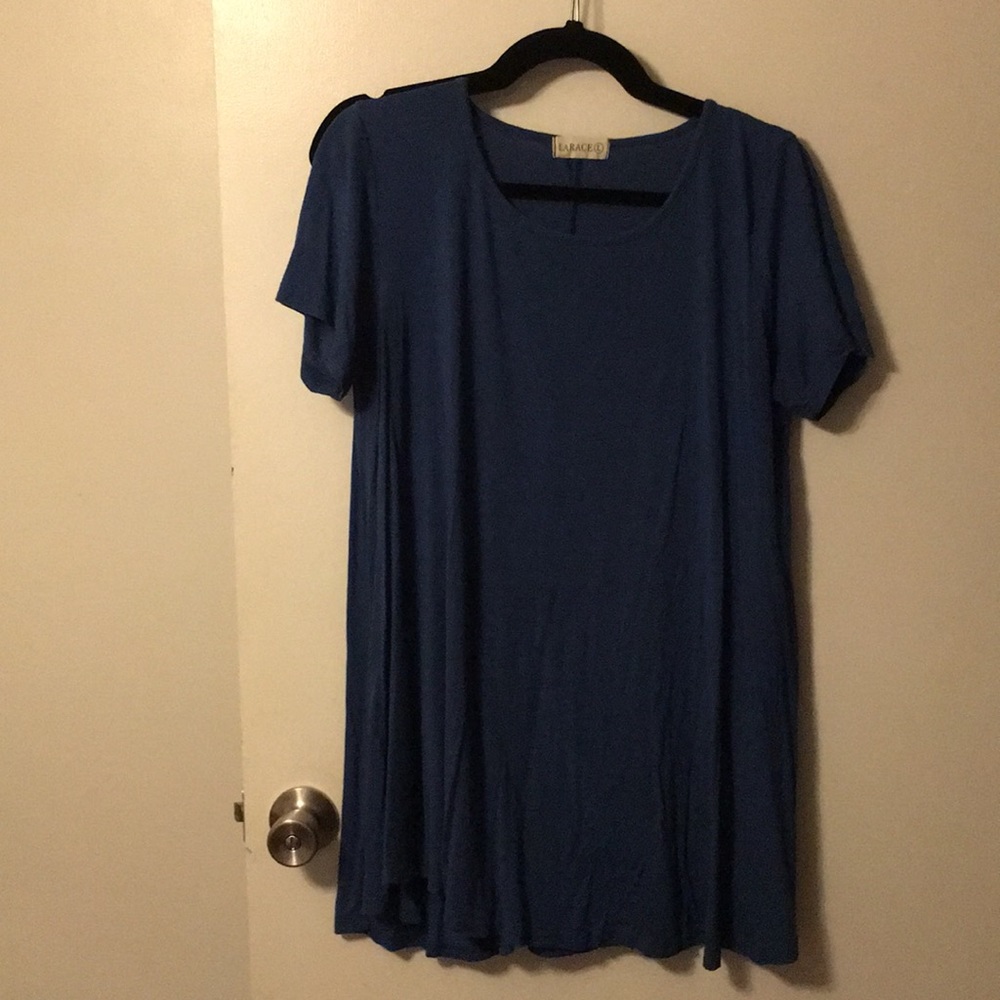 Blue tunic tee